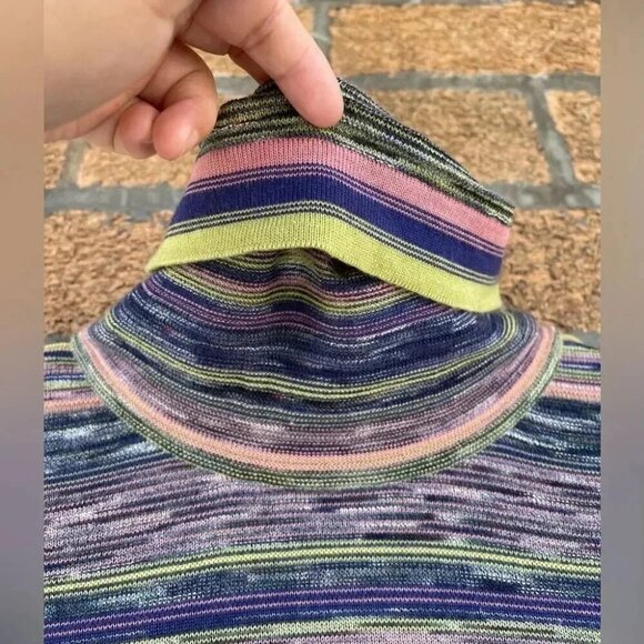 M.Missoni wool blend turtleneck sweater 46/8 - Picture 3 of 8